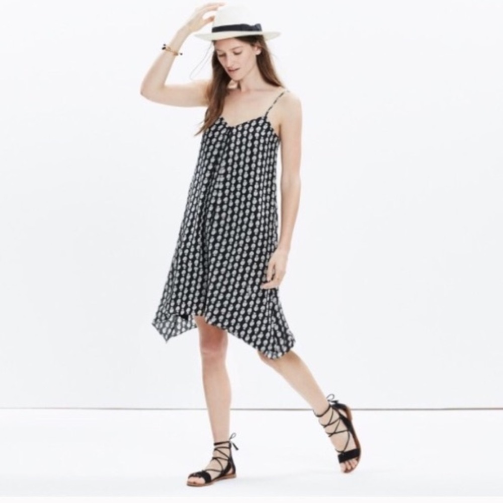 Madewell Silk Trapeze Cami Dress​​